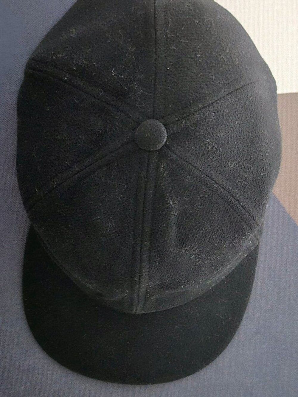 UNIQLO Cap Hat (Wool Like/Blend), One Size, Black